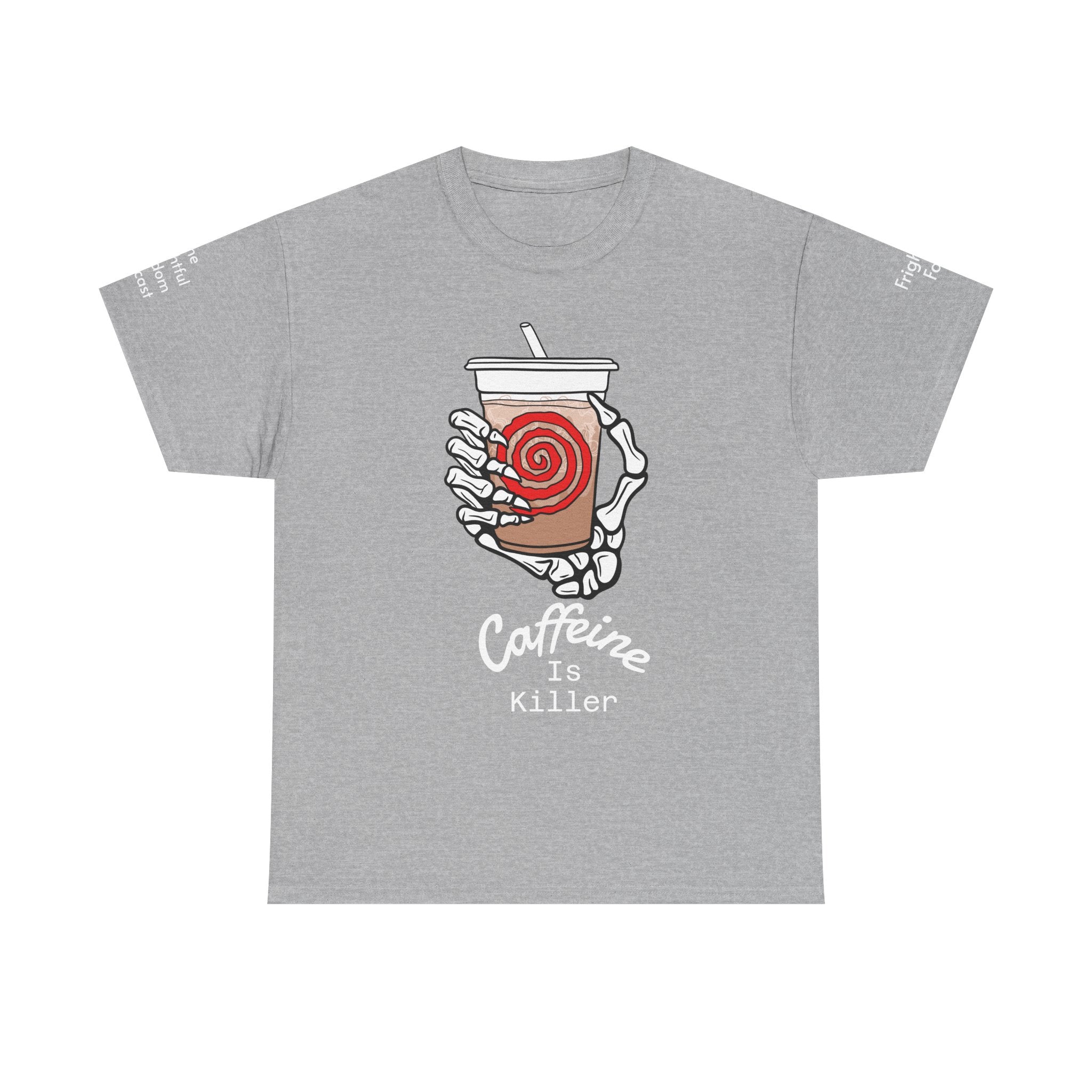 Caffeine is Killer Unisex Heavy Cotton Tee