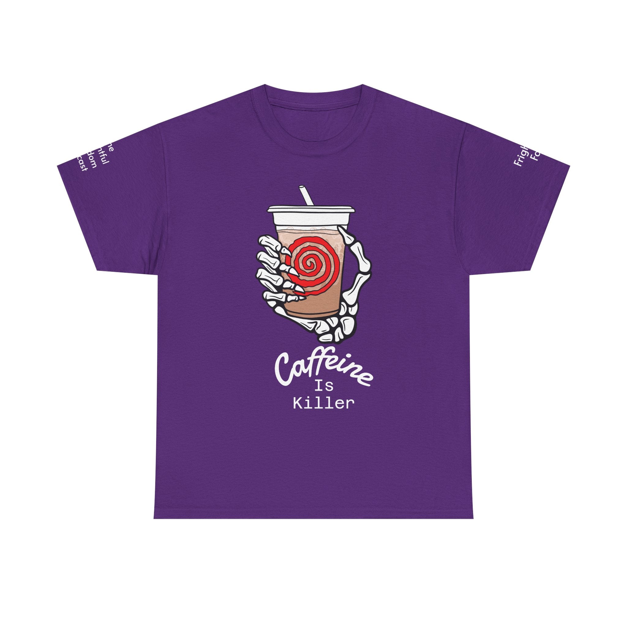 Caffeine is Killer Unisex Heavy Cotton Tee