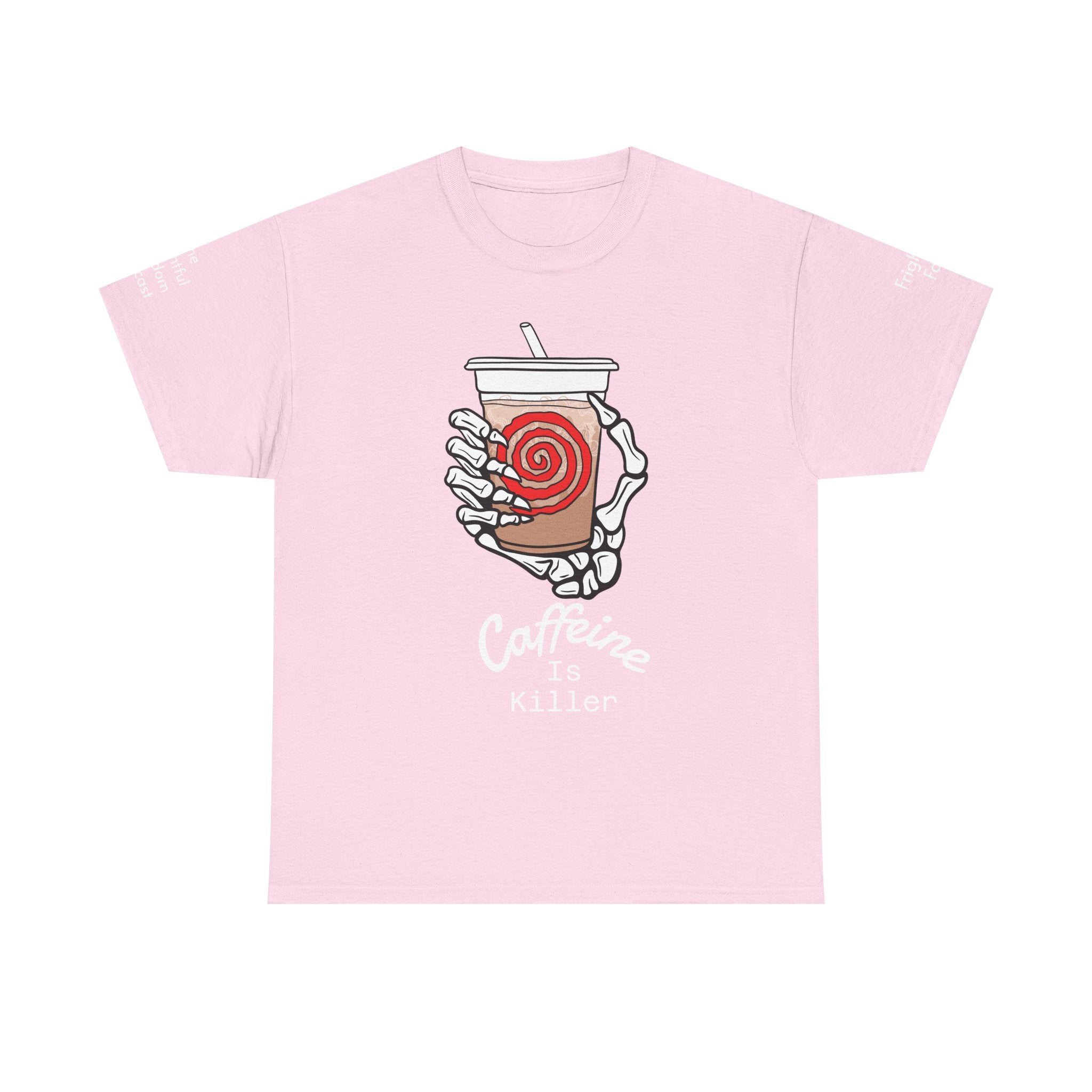 Caffeine is Killer Unisex Heavy Cotton Tee