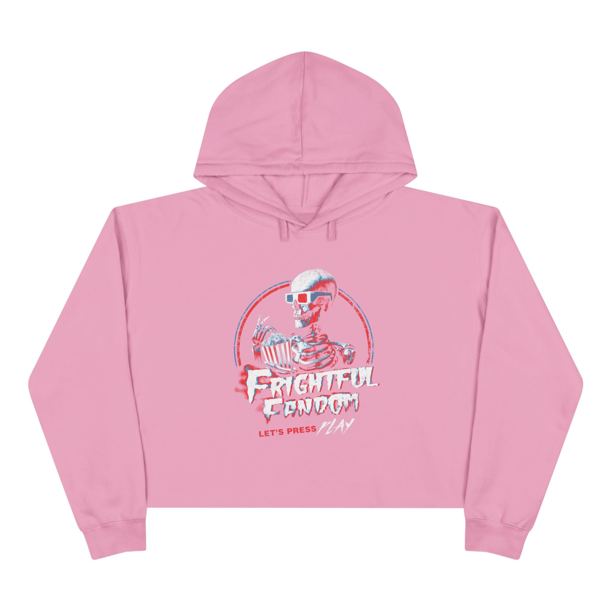 Frightful Fandom Crop Hoodie