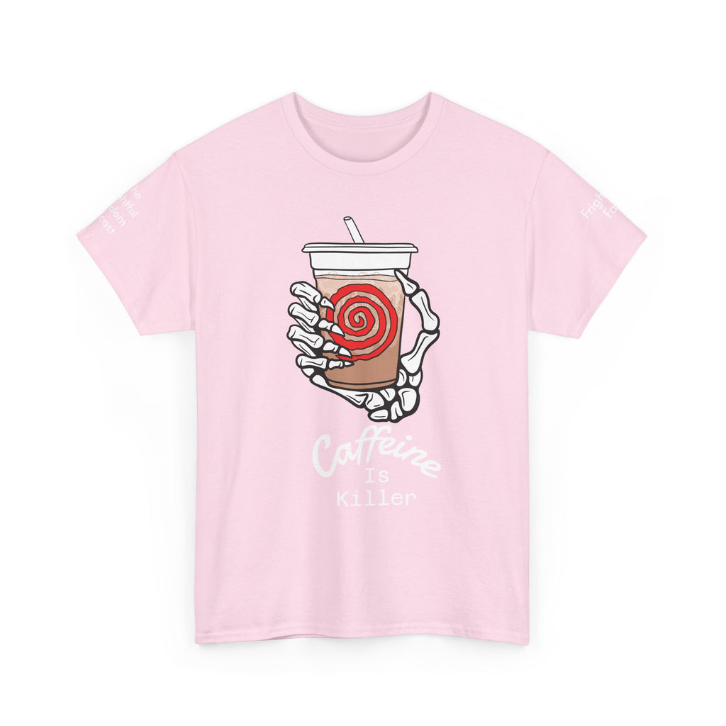 Caffeine is Killer Unisex Heavy Cotton Tee