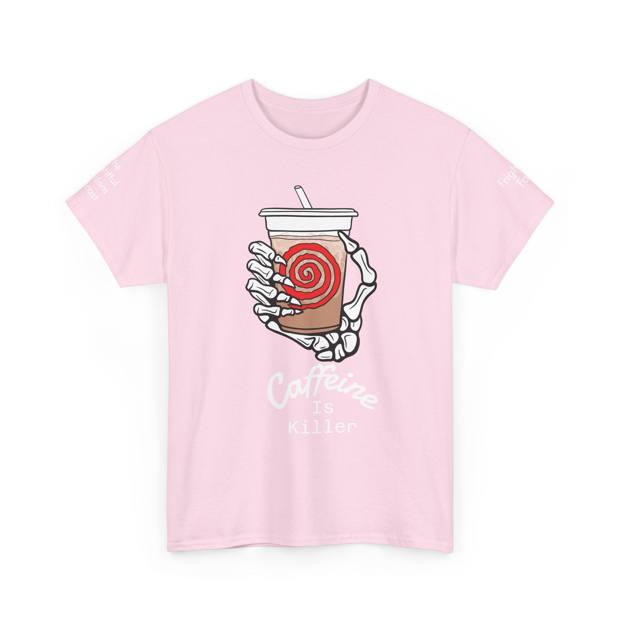 Caffeine is Killer Unisex Heavy Cotton Tee