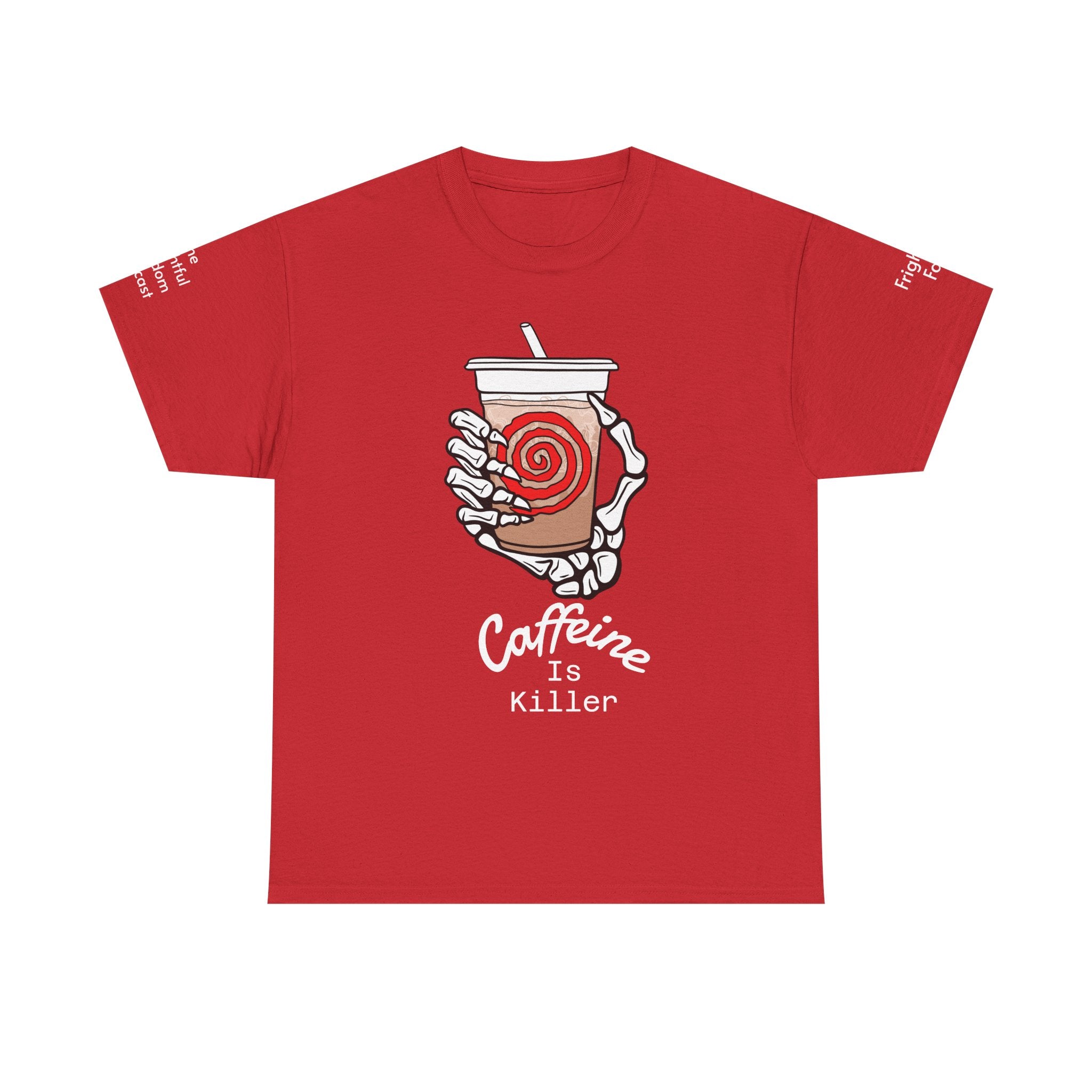 Caffeine is Killer Unisex Heavy Cotton Tee