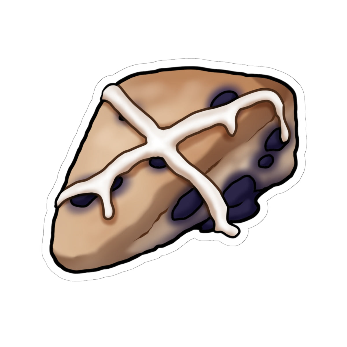 "X" Movie Blueberry Scone