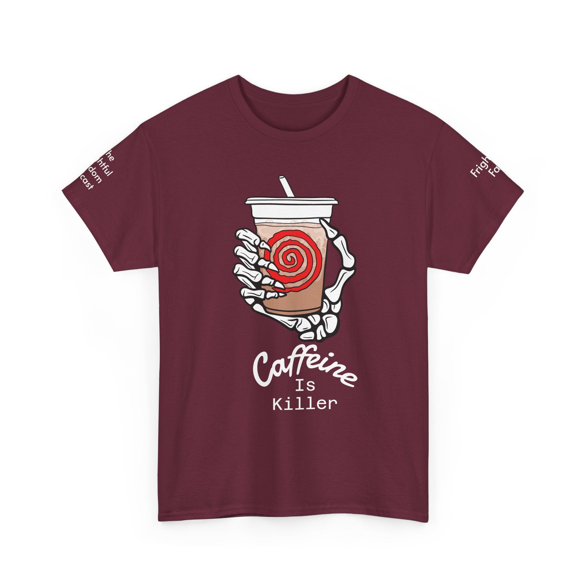 Caffeine is Killer Unisex Heavy Cotton Tee