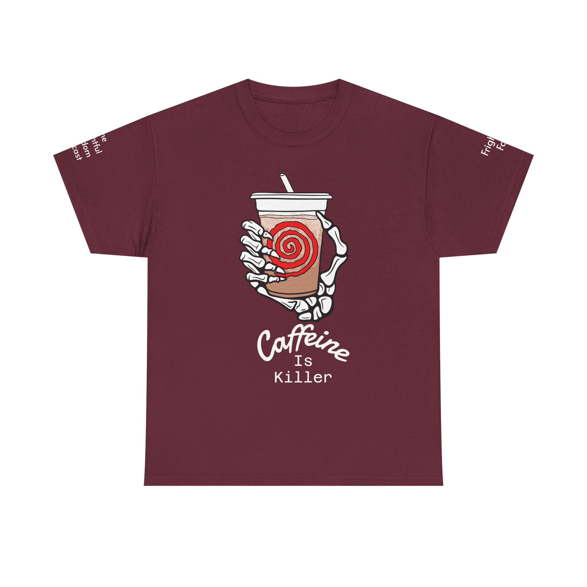 Caffeine is Killer Unisex Heavy Cotton Tee