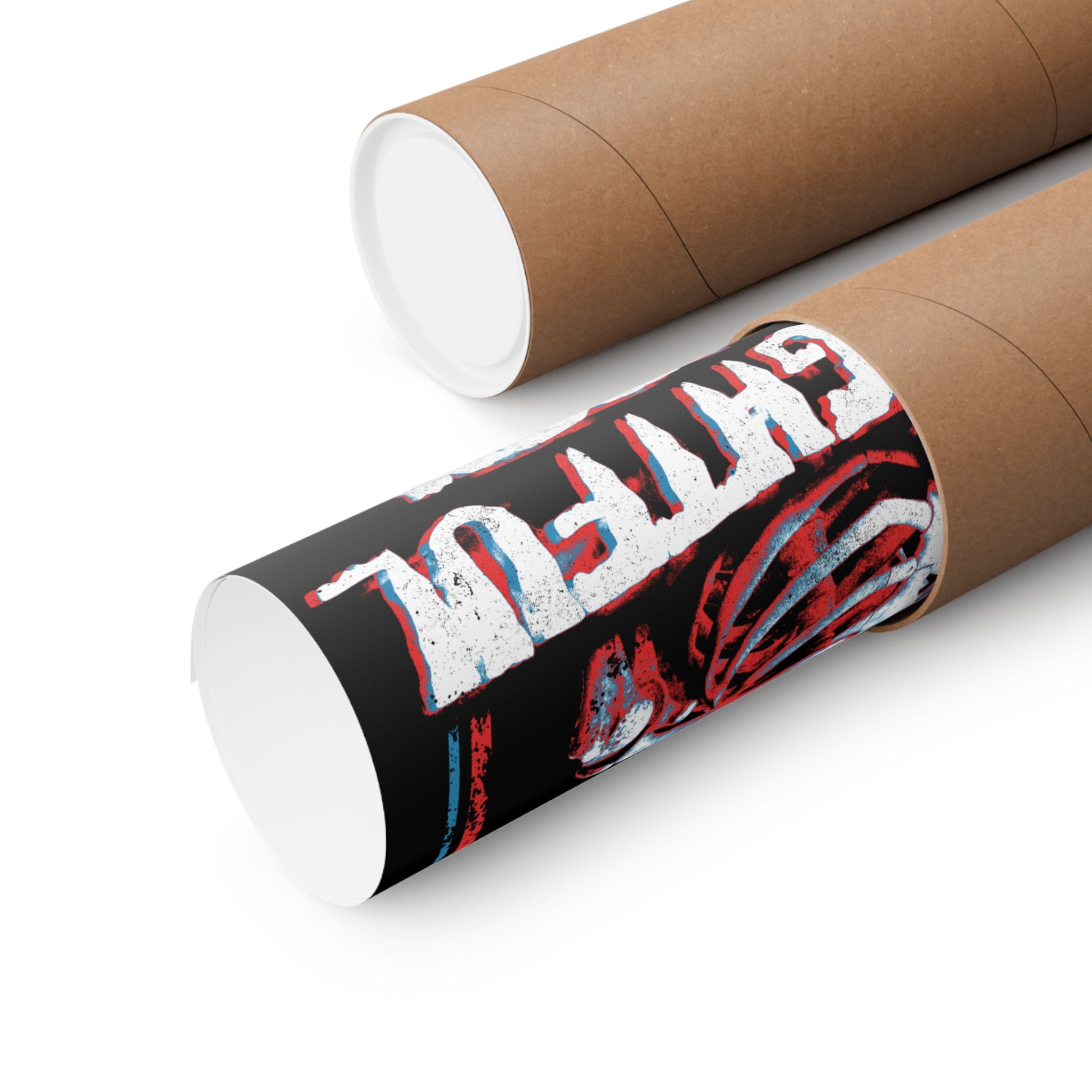 Frightful Fandom Skeleton Matte Vertical Posters