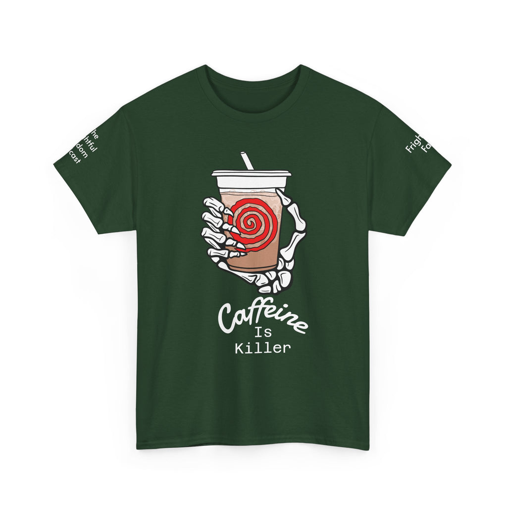 Caffeine is Killer Unisex Heavy Cotton Tee
