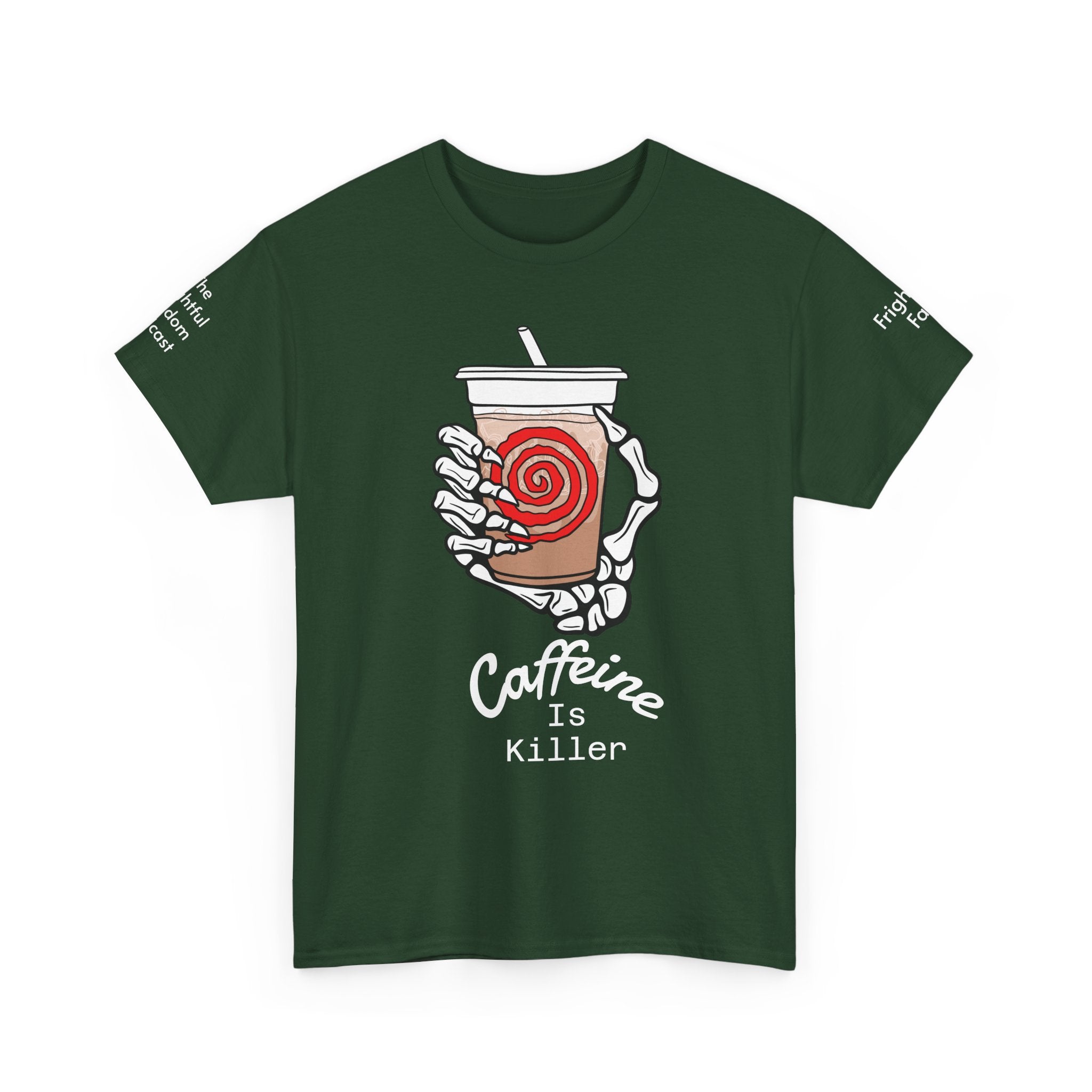 Caffeine is Killer Unisex Heavy Cotton Tee