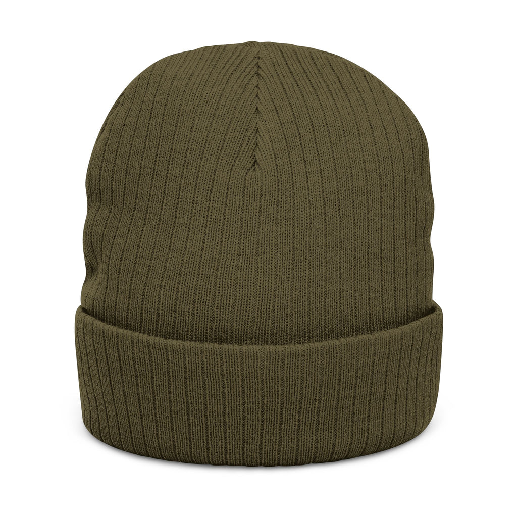 Killer Barista Ribbed Knit Beanie (Embroidery)
