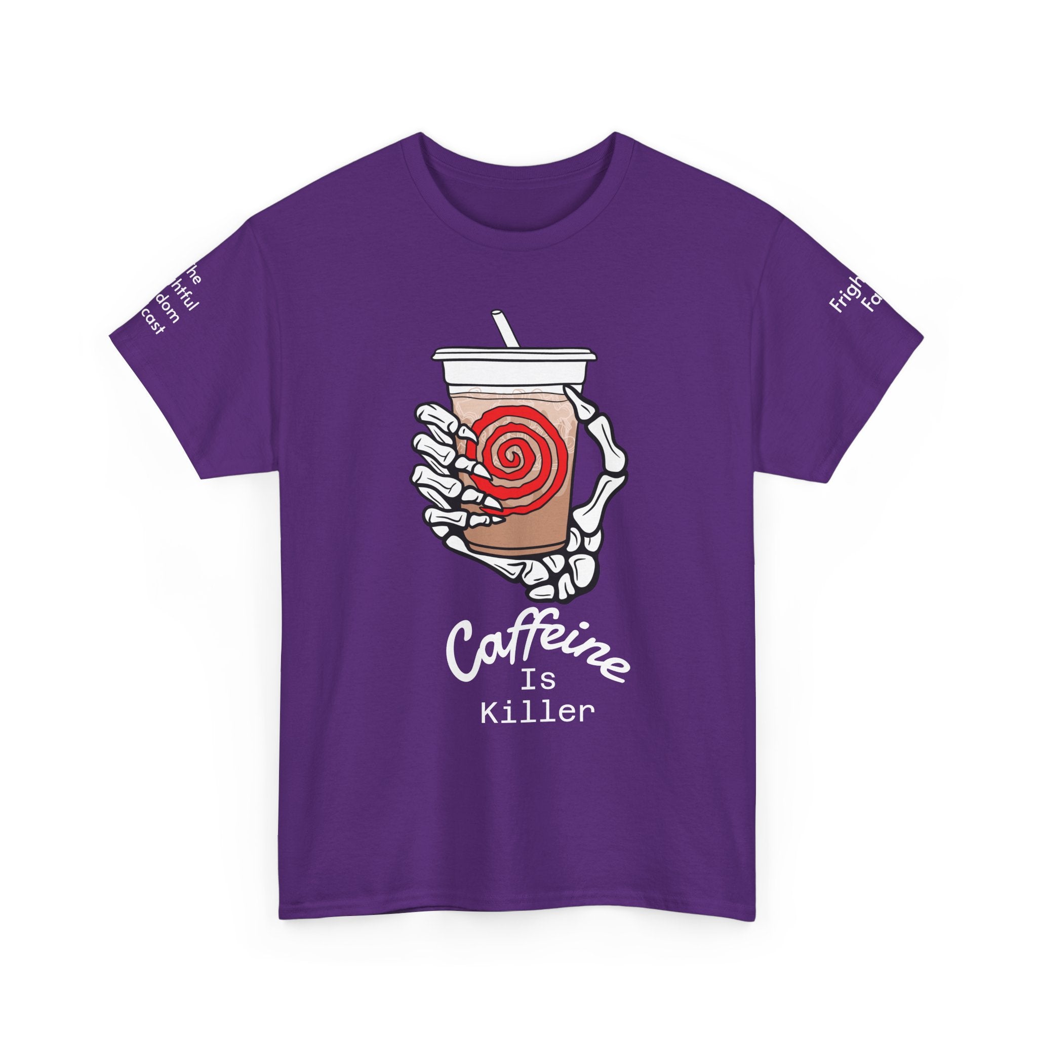 Caffeine is Killer Unisex Heavy Cotton Tee