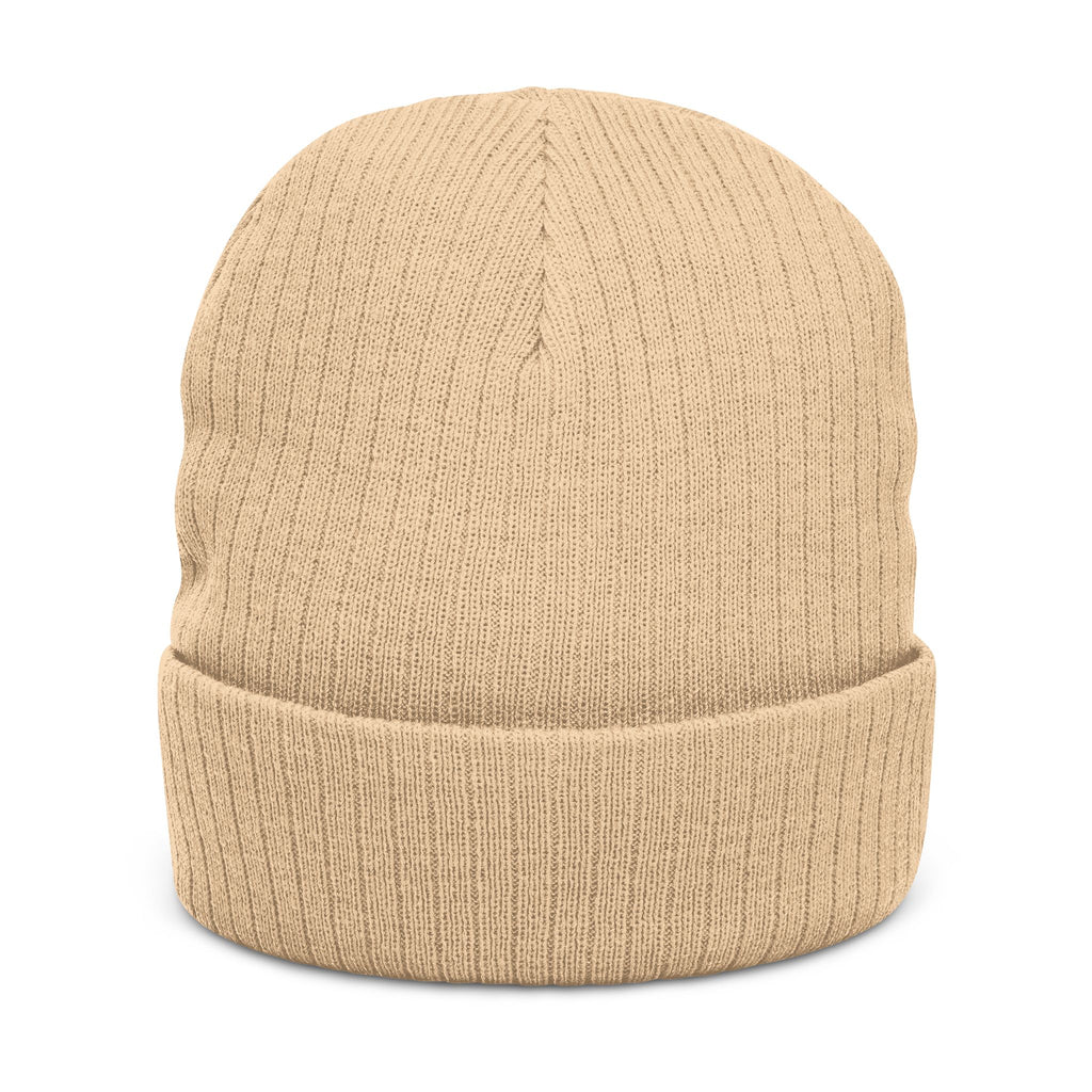 Killer Barista Ribbed Knit Beanie (Embroidery)