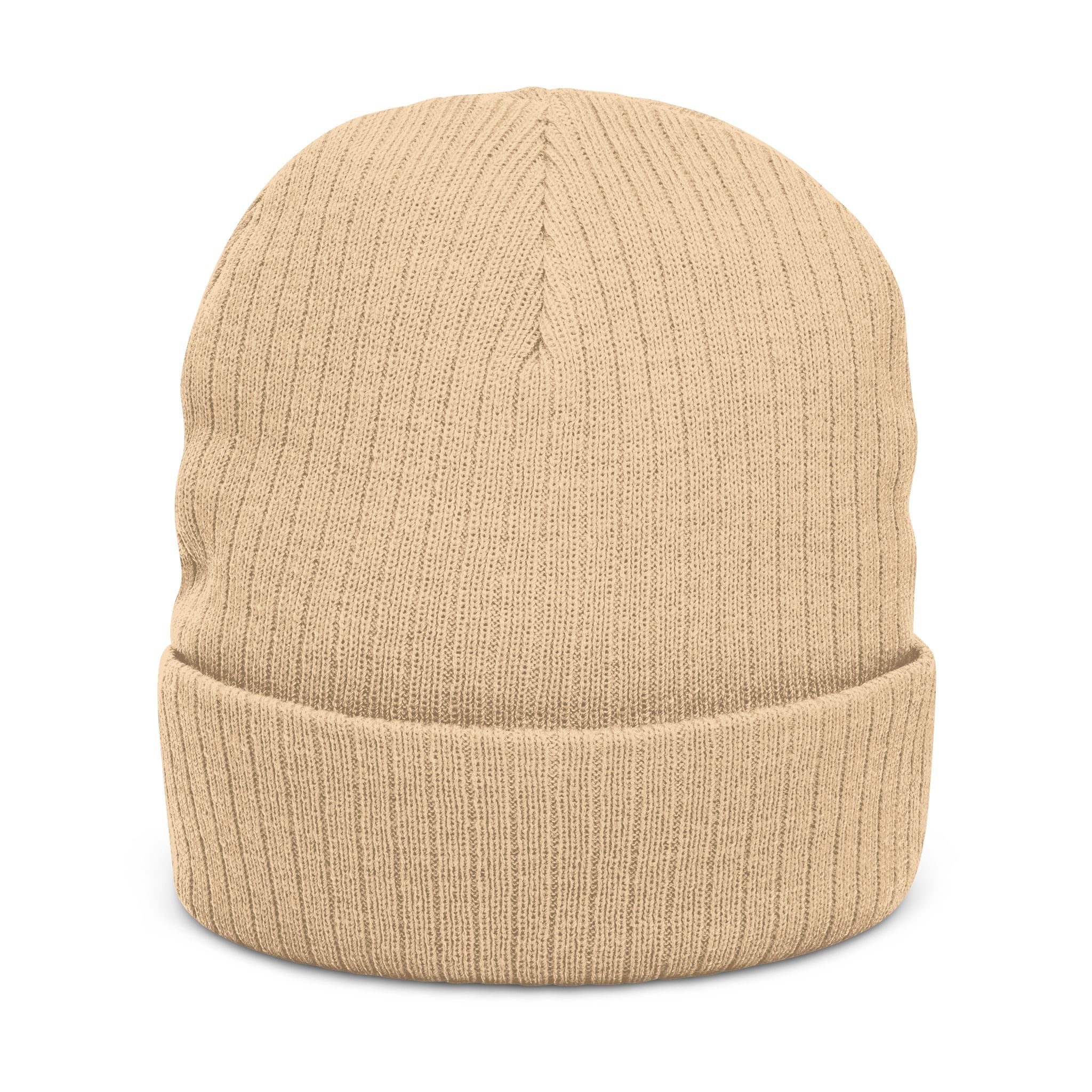 Killer Barista Ribbed Knit Beanie (Embroidery)