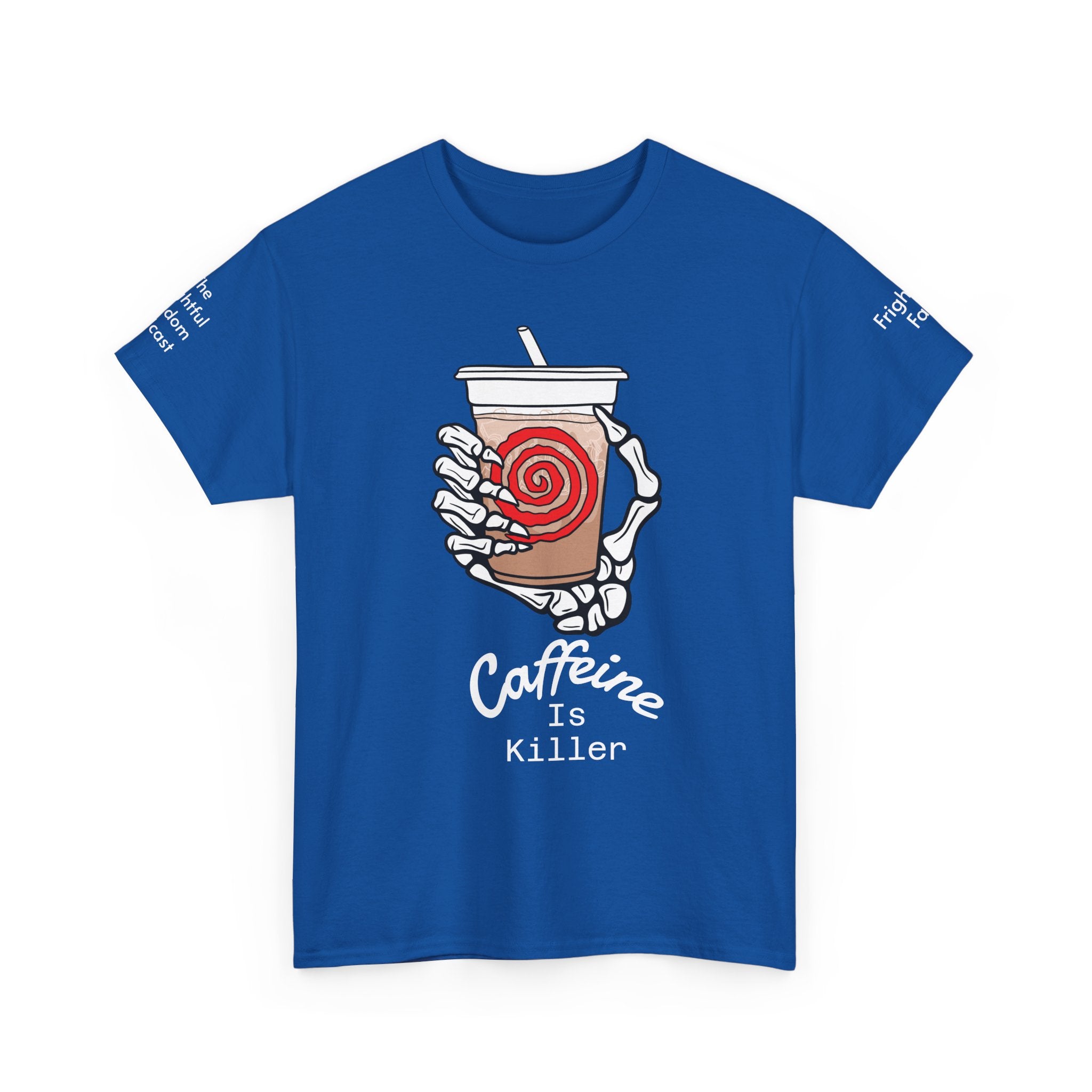 Caffeine is Killer Unisex Heavy Cotton Tee