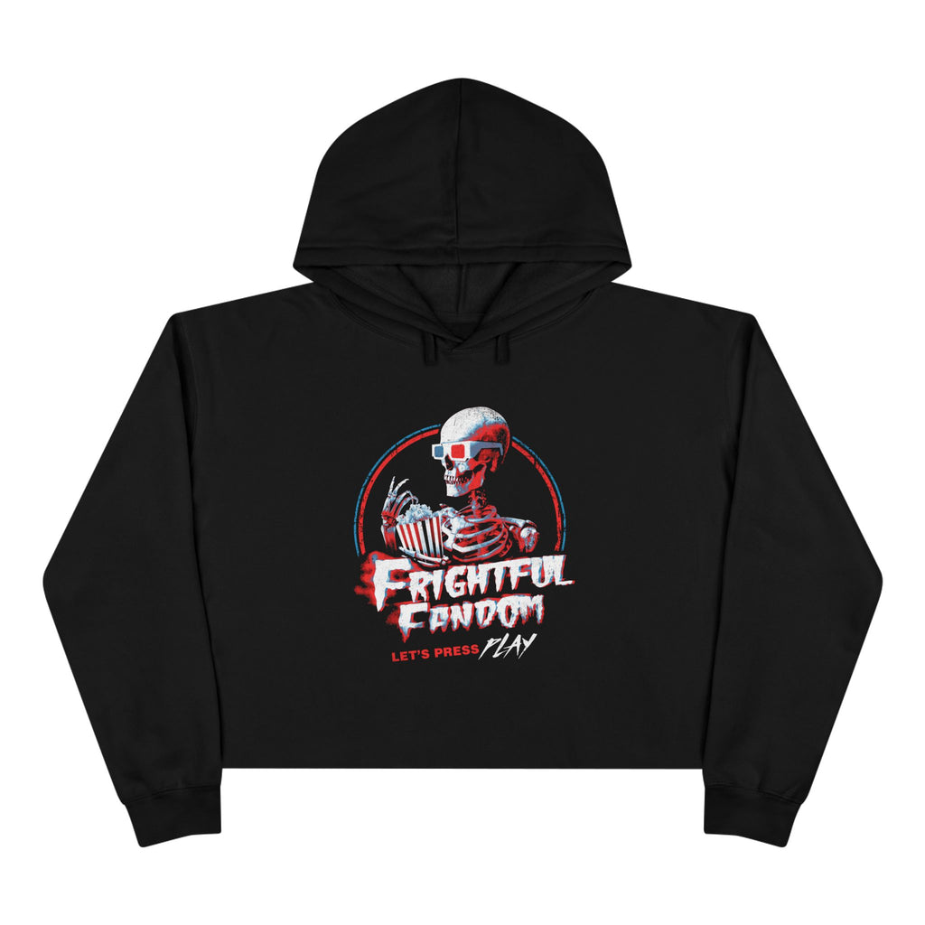 Frightful Fandom Crop Hoodie