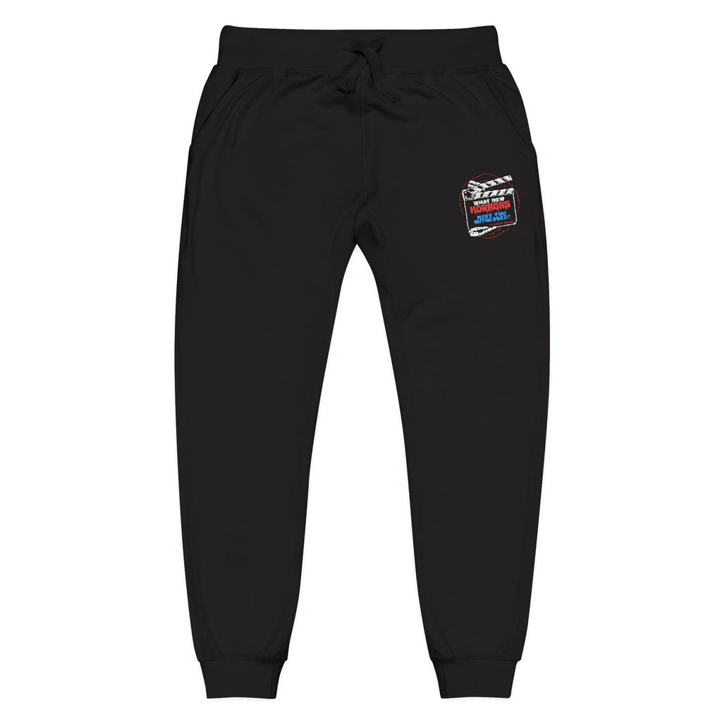 What new horrors Unisex Fleece Sweatpants (Embroidery)