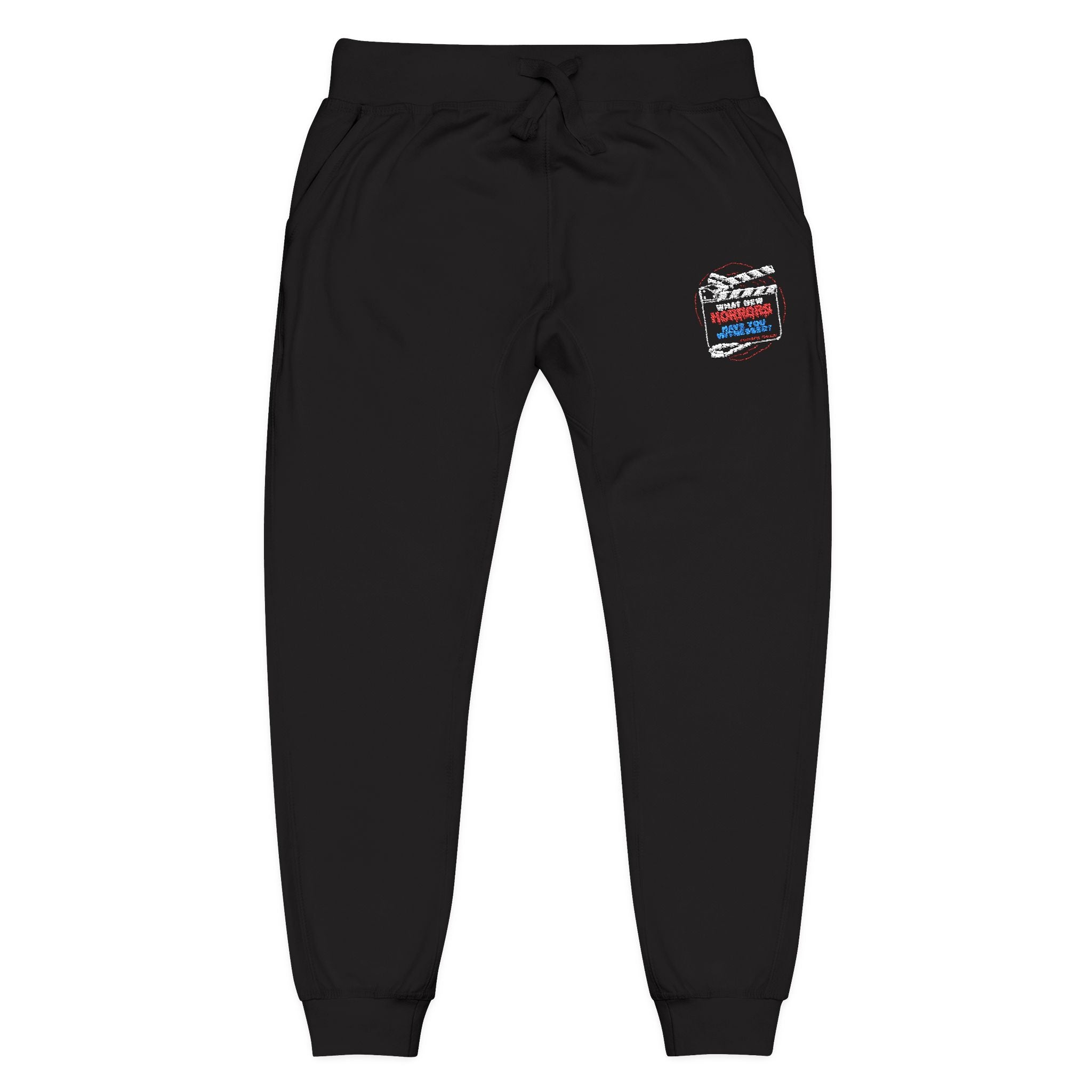 What new horrors Unisex Fleece Sweatpants (Embroidery)
