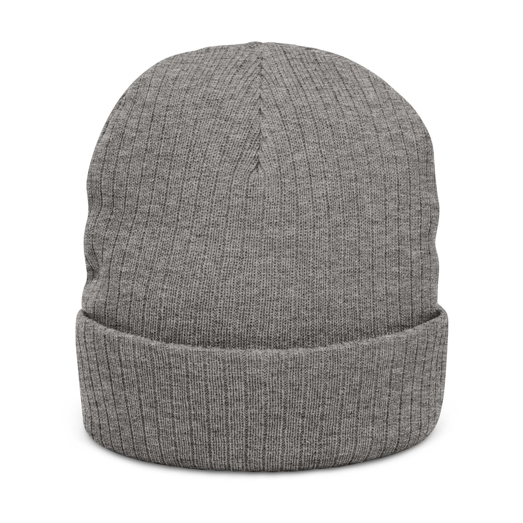 Killer Barista Ribbed Knit Beanie (Embroidery)