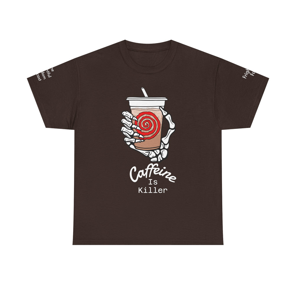 Caffeine is Killer Unisex Heavy Cotton Tee
