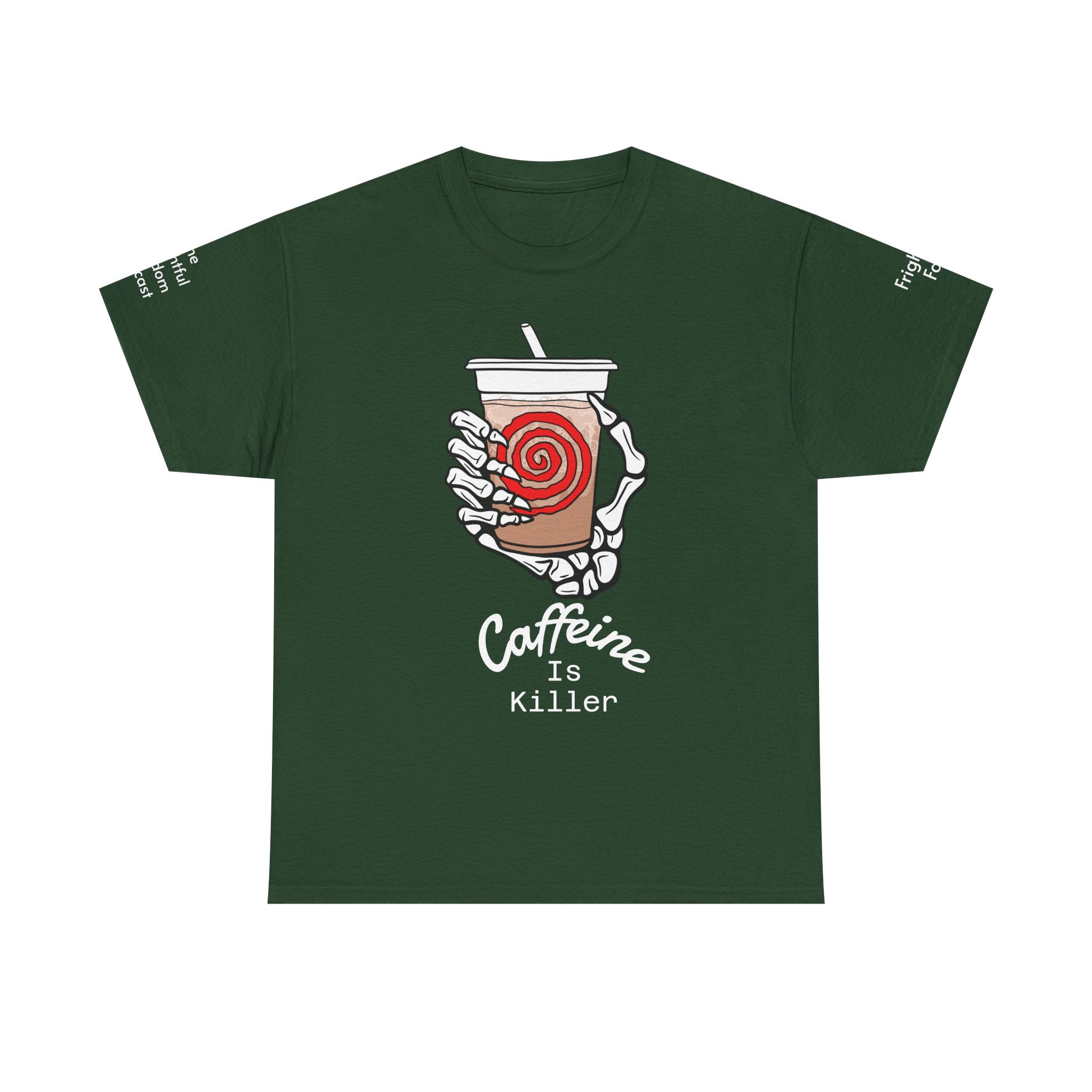 Caffeine is Killer Unisex Heavy Cotton Tee
