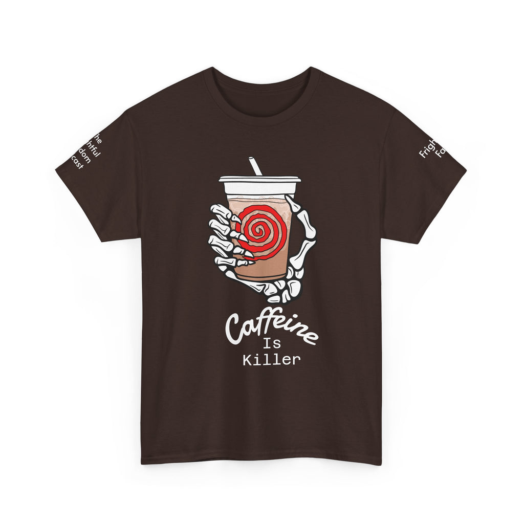 Caffeine is Killer Unisex Heavy Cotton Tee