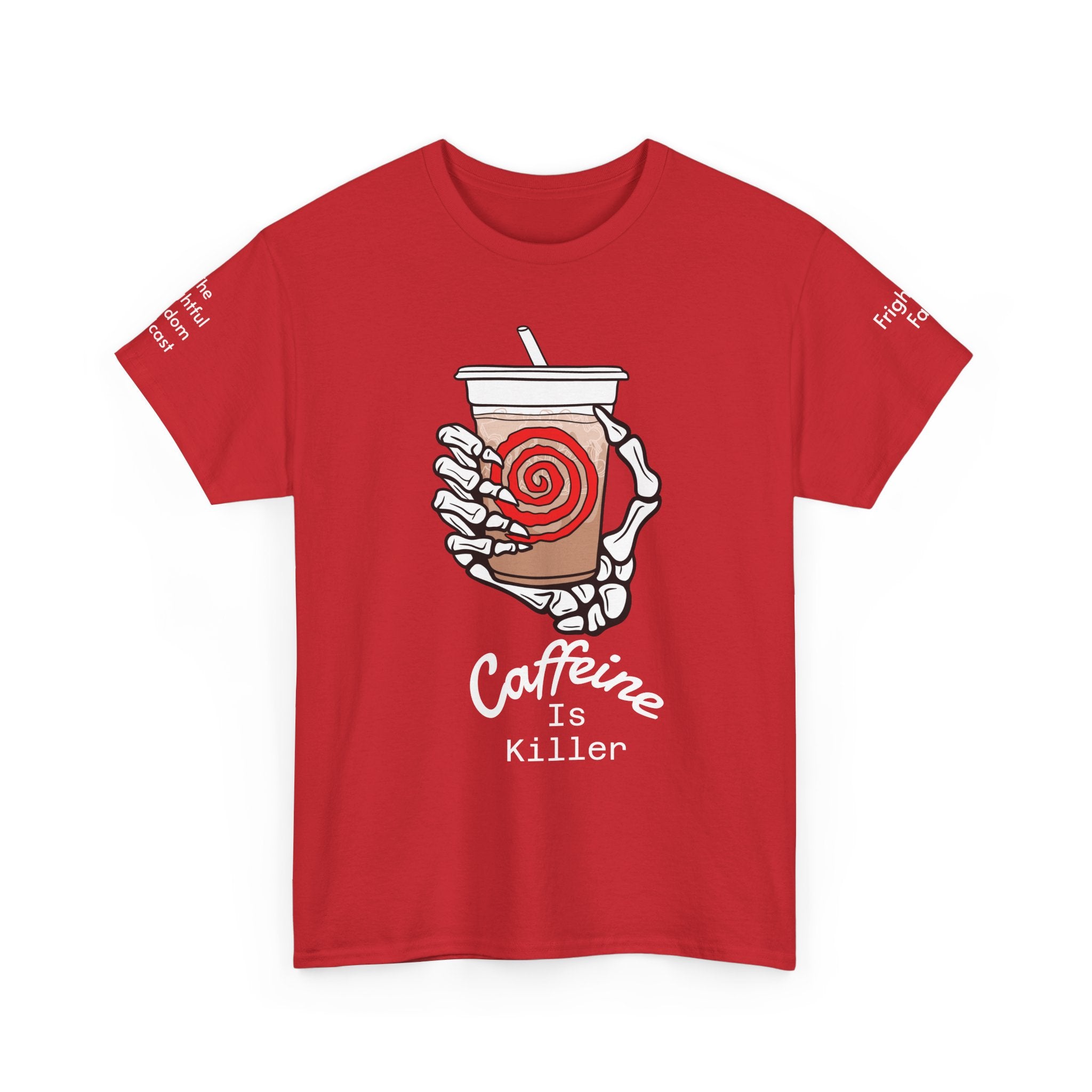 Caffeine is Killer Unisex Heavy Cotton Tee